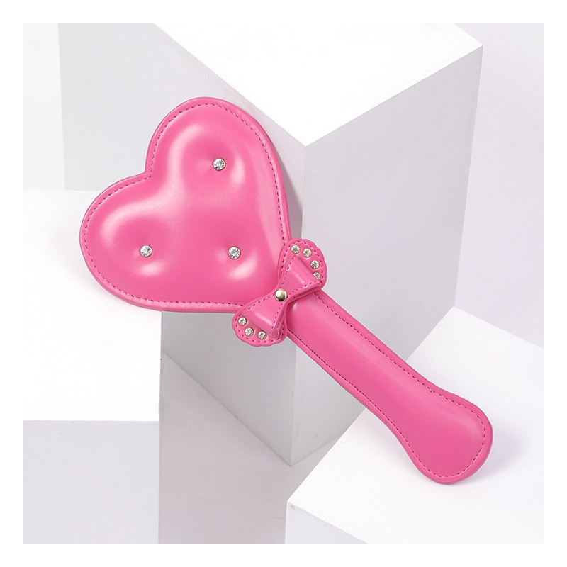 Correct Me Paddle Bow Heart 30cm Rose